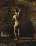 Thomas Eakins Study for William Rush Carving His Allegorical Figure of the Schuylkill River Sweden oil painting artist